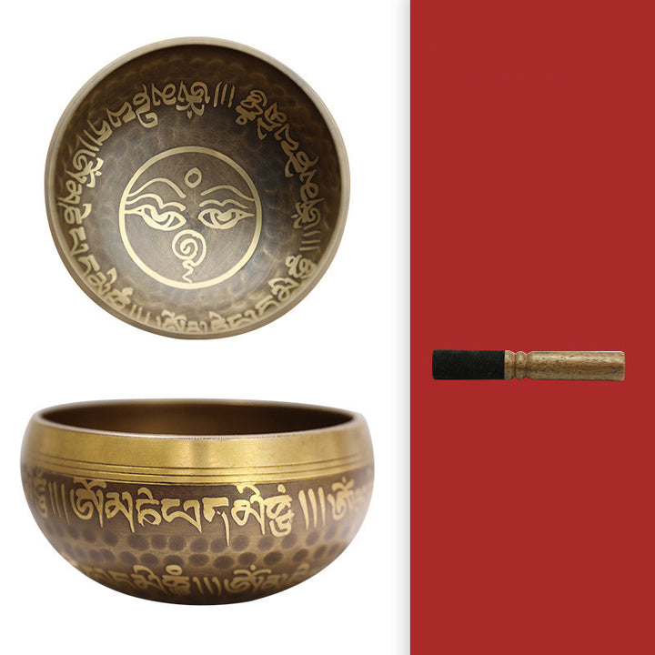 Ciotola tibetana realizzata a mano per yoga e meditazione - Set di ciotole sonore - image 10