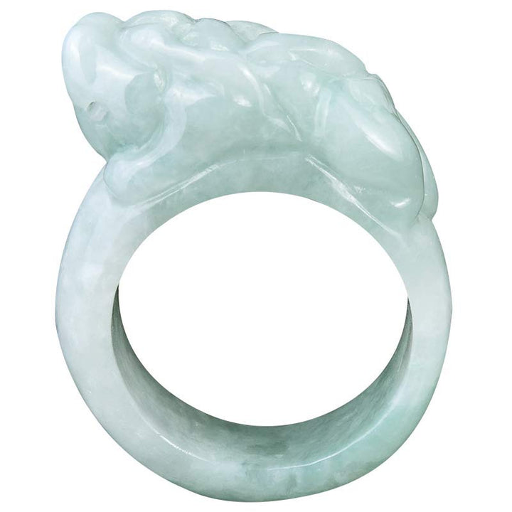 Anello della fortuna Fengshui Wealth Jade PiXiu