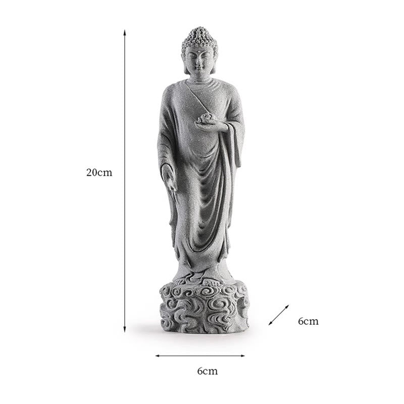 Buddha Stones Meditazione Buddha Nuvole di buon auspicio Design Serenità Decorazione della casa - image 12