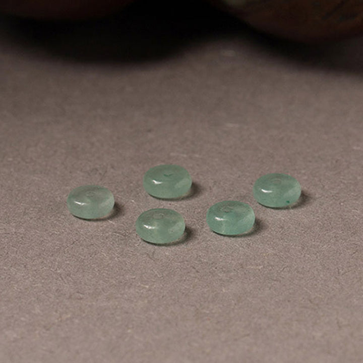 Buddha Stones Braccialetto portafortuna con avventurina verde cinabro - image 9