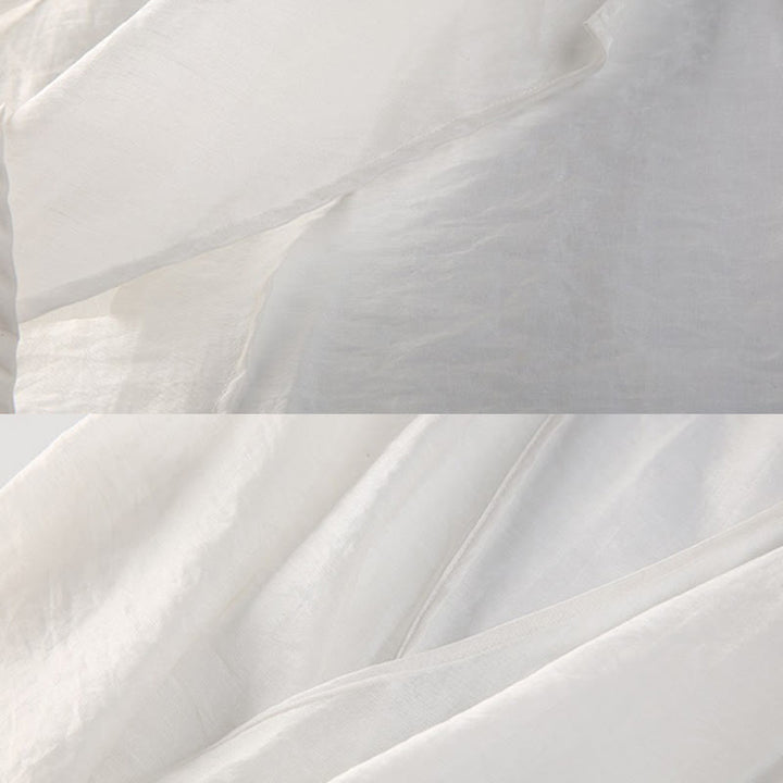 Buddha Stones Semplice Bianco Beige Modello Meditazione Spirituale Zen Pratica Yoga Abbigliamento Donna Abbigliamento - image 6