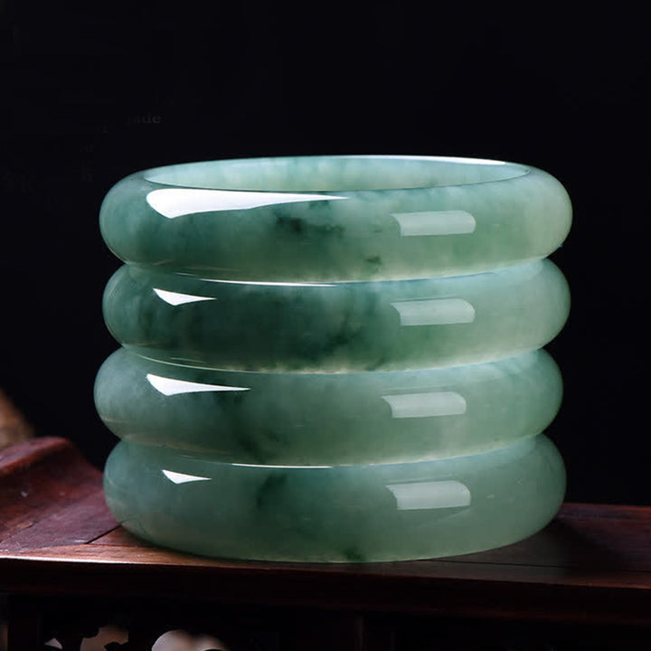 Braccialetto di guarigione Buddha Stones Jade Abbondanza Fortuna