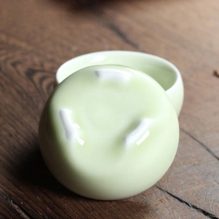Buddha Stones Koi Fish colorato Tazza da tè in ceramica Kung Fu Tazza da tè Ciotola