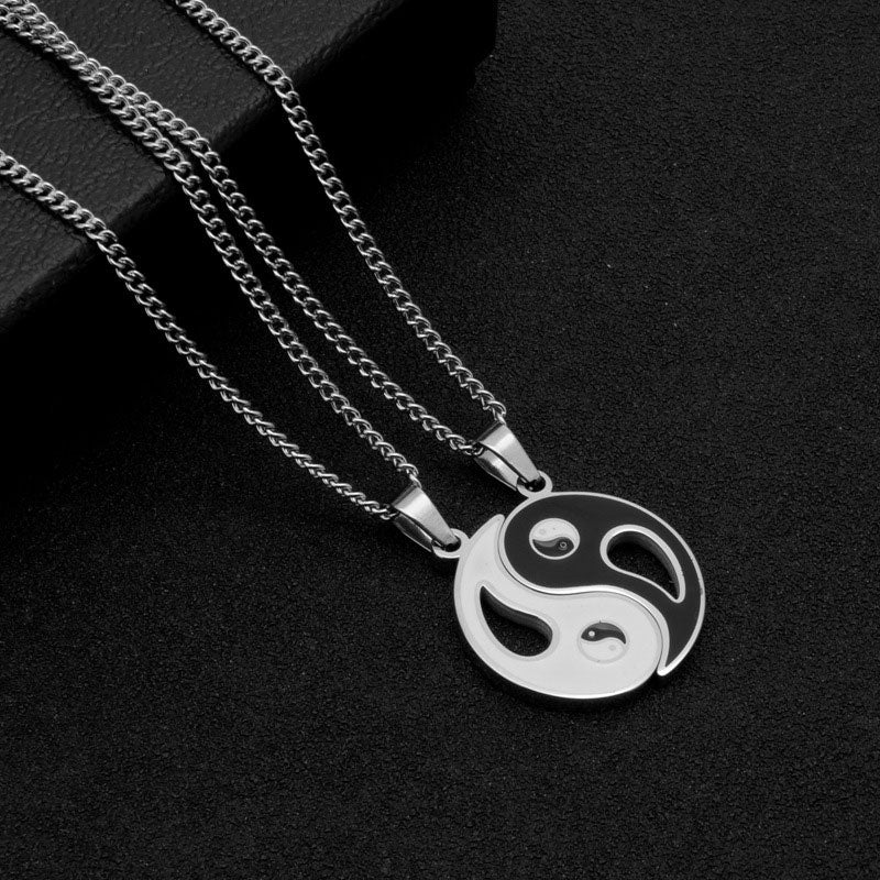 Collana con ciondolo Yin Yang da 2 pezzi - image 6