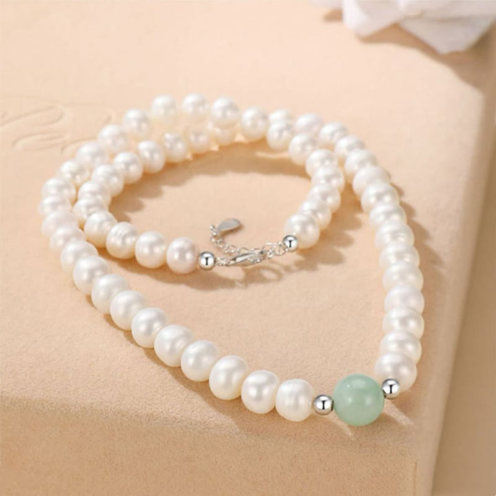 Buddha Stones 925 Sterling Silver Perla Naturale Giada Collana Bracciale Orecchini Guarigione Con Scatola Regalo