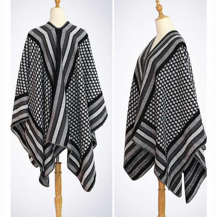 Scialle tibetano con Buddha Stones , modello classico, caldo e accogliente, da viaggio, invernale - image 27