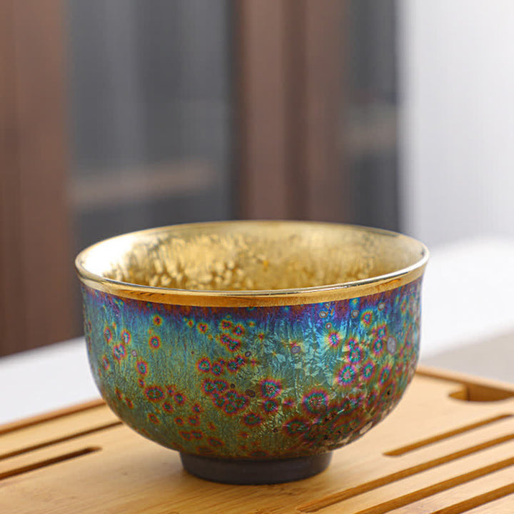 Buddha Stones Tazza da tè in ceramica colorata Tazze da tè
