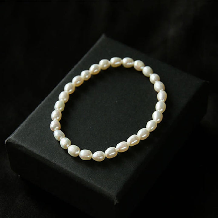 Braccialetto di perline curative in perle naturali Buddha Stones