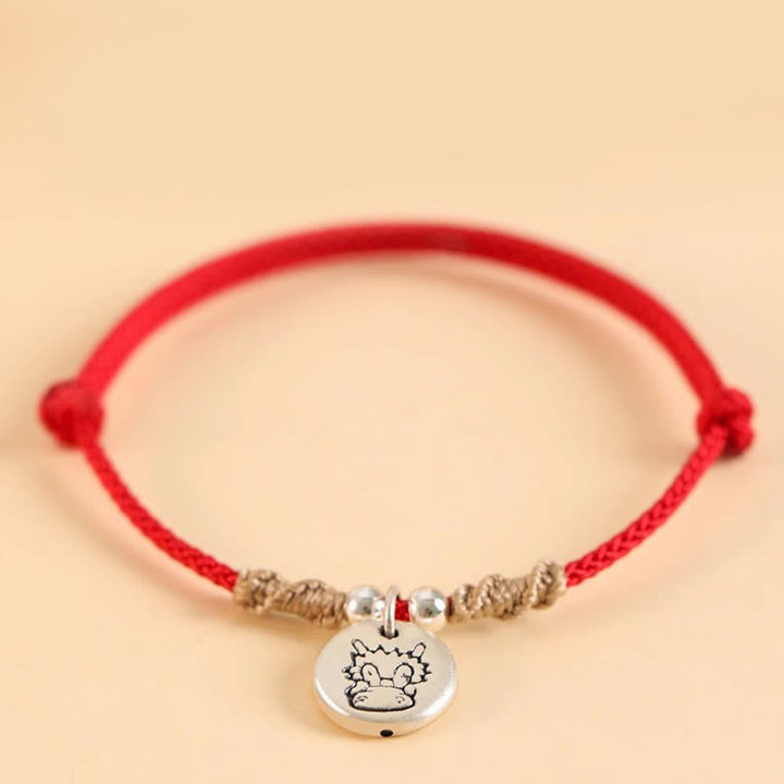 Braccialetto intrecciato con Buddha Stones a forma di ciondolo ...
