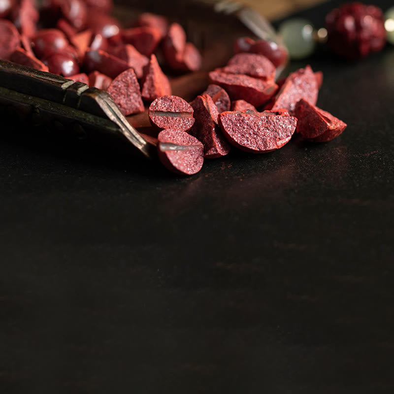 Buddha Stones , cinabro naturale, zodiaco cinese, giada Hetian, carattere Fu, braccialetto di corda della fortuna - image 24