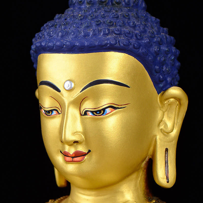 Statua di rame della compassione di Buddha Shakyamuni Decorazione - image 7
