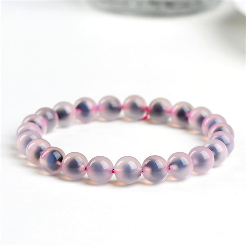 Braccialetto di perline di forza armonia agata caramella colorata naturale Buddha Stones