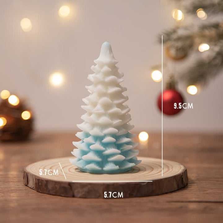 Candela profumata in cera di soia per albero di Natale, regalo per familiari e amici