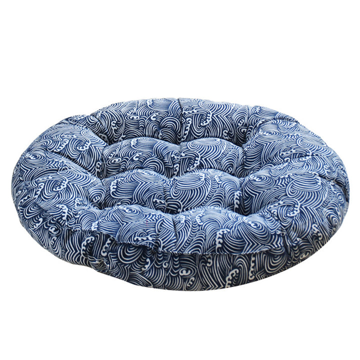 Cuscino per seduta da meditazione in cotone e lino, decorazione per la casa - image 11