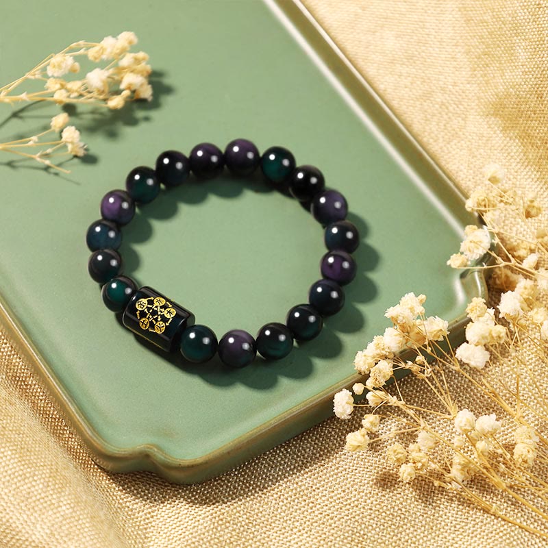 Buddha Stones che assorbono le energie negative Ossidiana Bundle