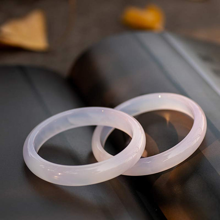 Buddha Stones Calcedonio naturale Armonia Braccialetto positivo - image 10