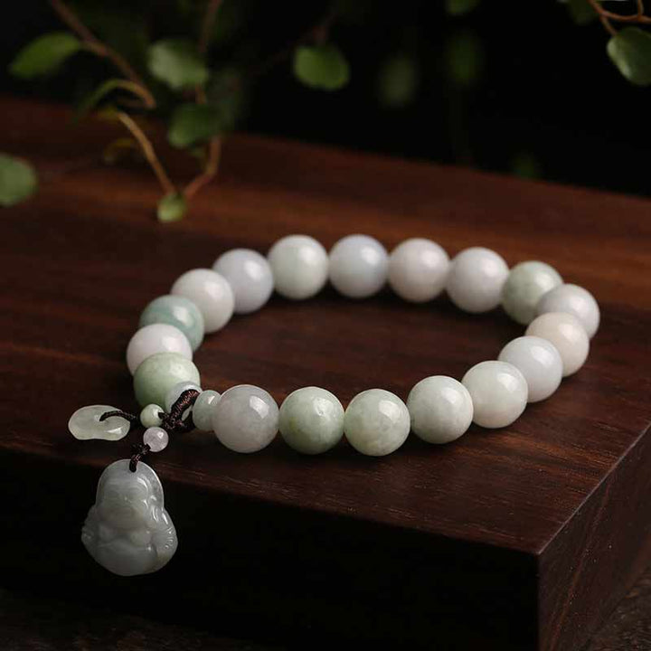 Braccialetto di successo Buddha Stones Natural Jade Pi Xiu Buddha Zucca Mela