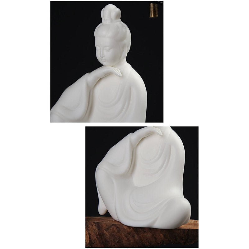 Decorazione a LED in ceramica con benedizione del Buddha Avalokitesvara Ksitigarbha Bodhisattva - image 11