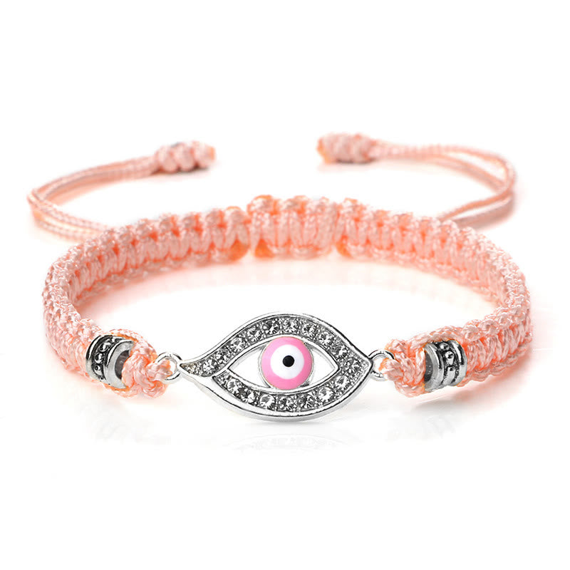 Braccialetto di corda Buddha Stones Evil Eye Keep Away Evil Spirits