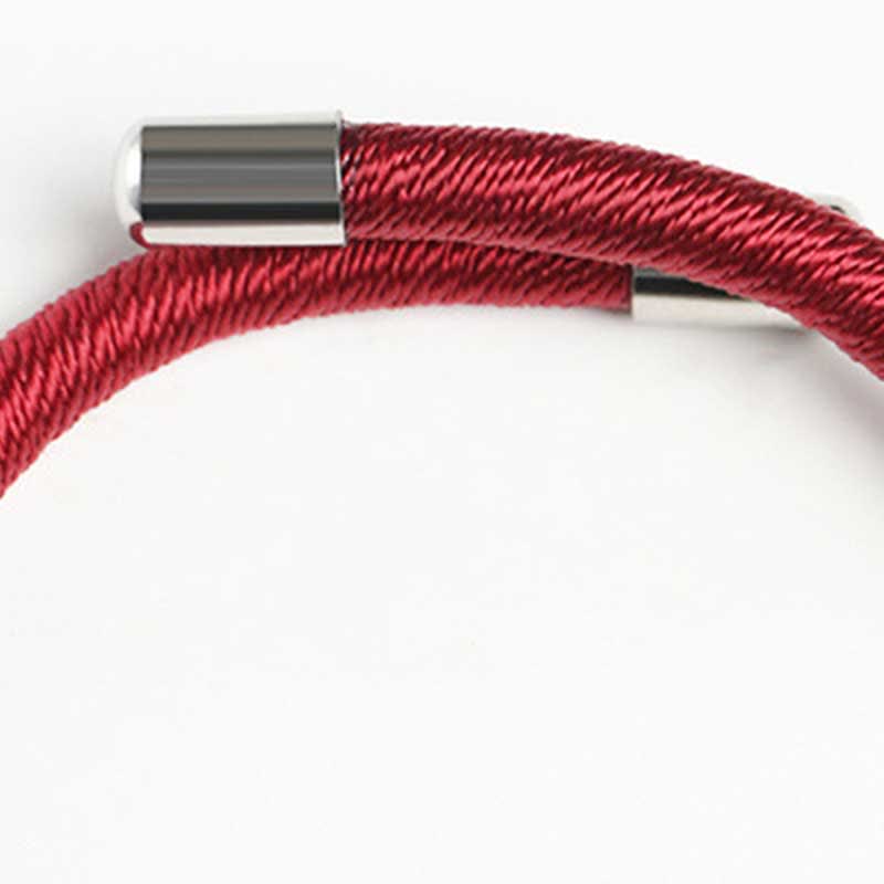 Bracciale Buddha Stones 925 Sterling Silver Om Mani Padme Hum Peace Red String - image 6