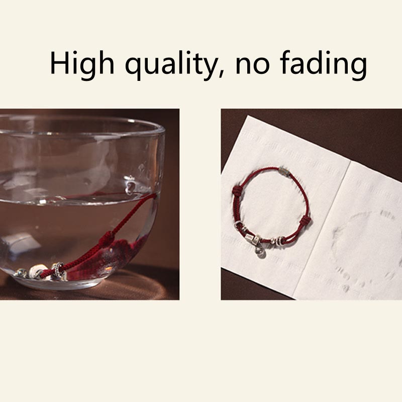 Bracciale intrecciato a mano Buddha Stones 925 Sterling Silver Gold con pesce Koi che ingoia la bestia - image 14