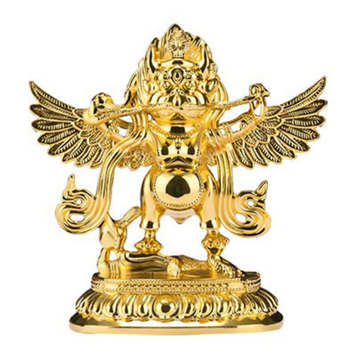 Tibet Garuda Bird Alloy Tieni lontani gli spiriti maligni Decorazione per la casa - Uccello Garuda dorato - image 9