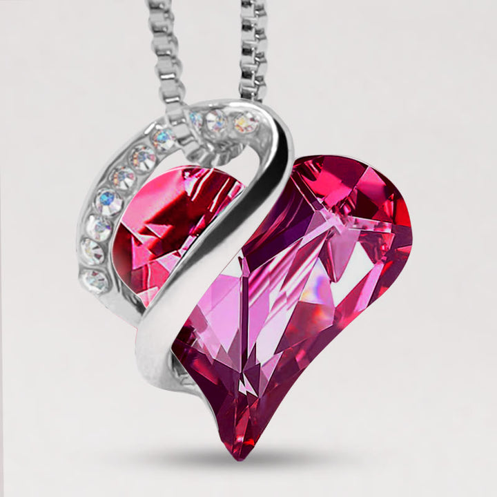 Collana con ciondolo con energia curativa, pietra portafortuna del cuore Buddha Stones d'amore