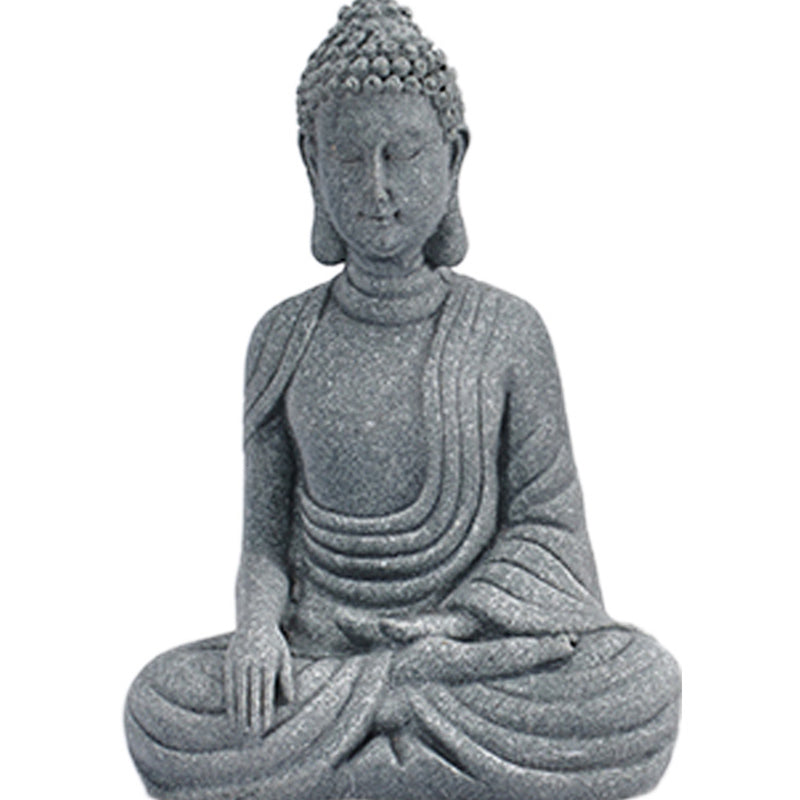 Buddha Stones Meditazione seduta Buddha Benedizione Compassione Decorazione - image 14