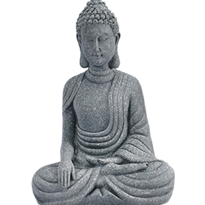 Buddha Stones Meditazione seduta Buddha Benedizione Compassione Decorazione - image 14