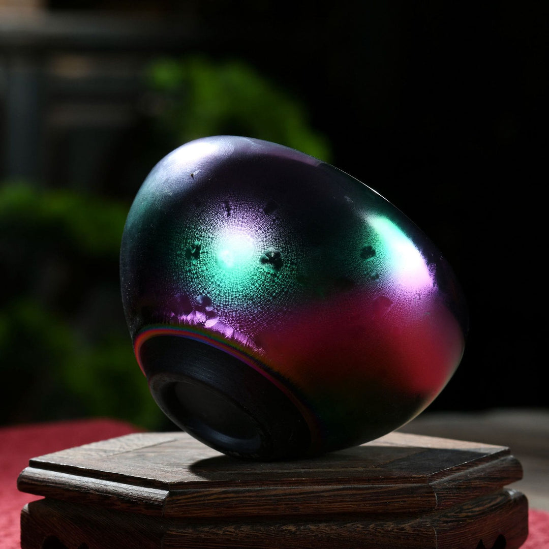 Buddha Stones Loto Drago Fenice Koi Pesce Pavone Cinese Jianzhan Intarsiato Forno Cambiamento Tazza da Tè in Ceramica Tazza da Tè Kung Fu