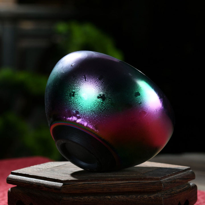 Buddha Stones Loto Drago Fenice Koi Pesce Pavone Cinese Jianzhan Intarsiato Forno Cambiamento Tazza da Tè in Ceramica Tazza da Tè Kung Fu