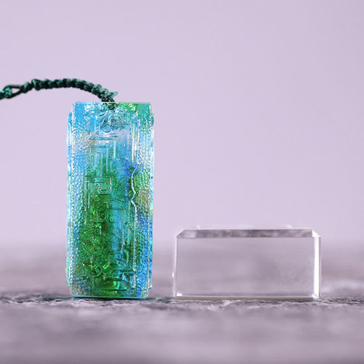 Buddha Stones Feng Shui Cristallo Liuli fatto a mano Pezzo d'arte Decorazione per la casa e l'ufficio - image 9