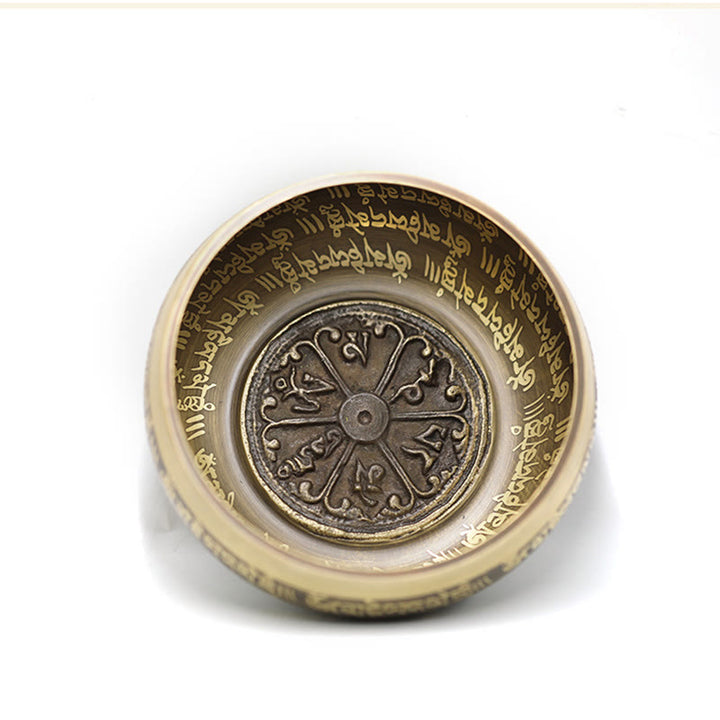 Buddha Stones Ciotola sonora tibetana per meditazione, realizzata a mano per la guarigione e la consapevolezza. Set di ciotole tibetane. - image 10