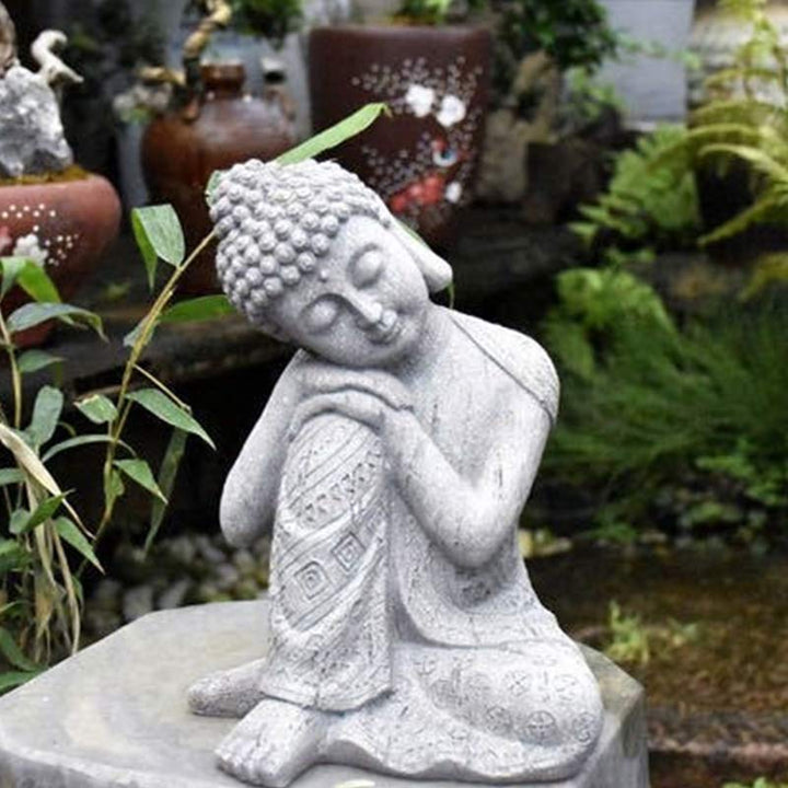 Buddha Stones Meditazione tibetana Benedizione del Buddha Compassione Serenità Decorazione della casa - image 4