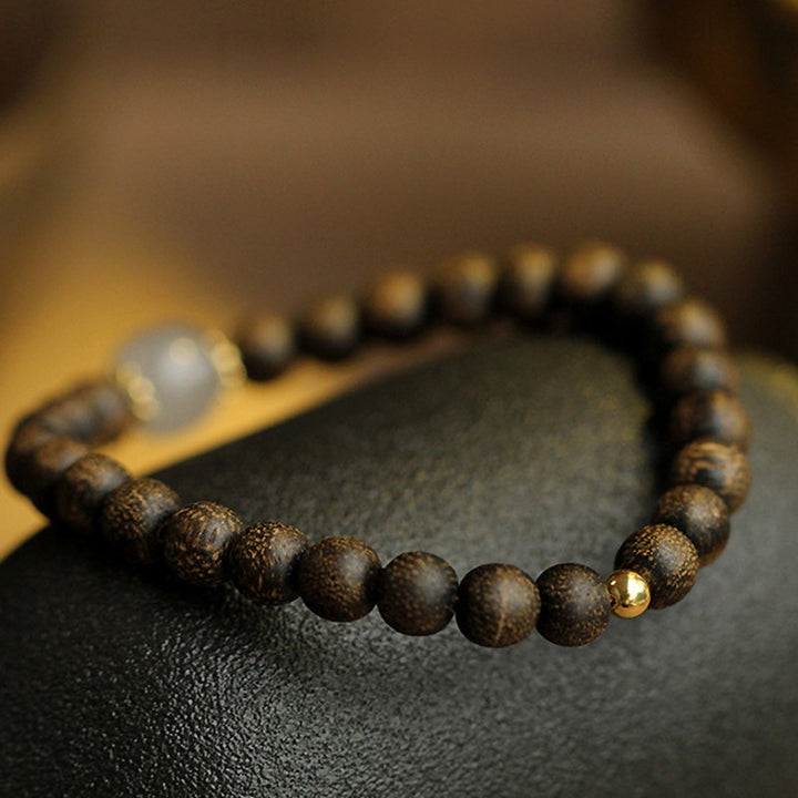 Bracciale Buddha Stones Agarwood Jade Forza Calma
