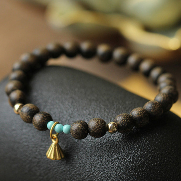 Bracciale Buddha Stones Agarwood Lotus Strength