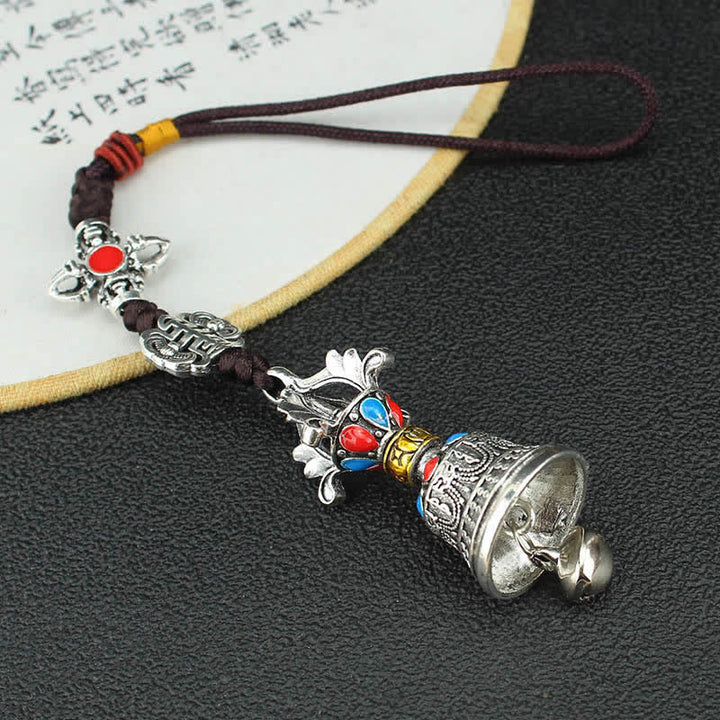 Decorazione da appendere per auto spirituale del Tibet Om Mani Padme Hum Vajra Dorje