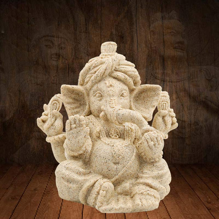 Statua dell'elefante Ganesh Ganpati Benedizione Protezione Decorazione della casa - image 5