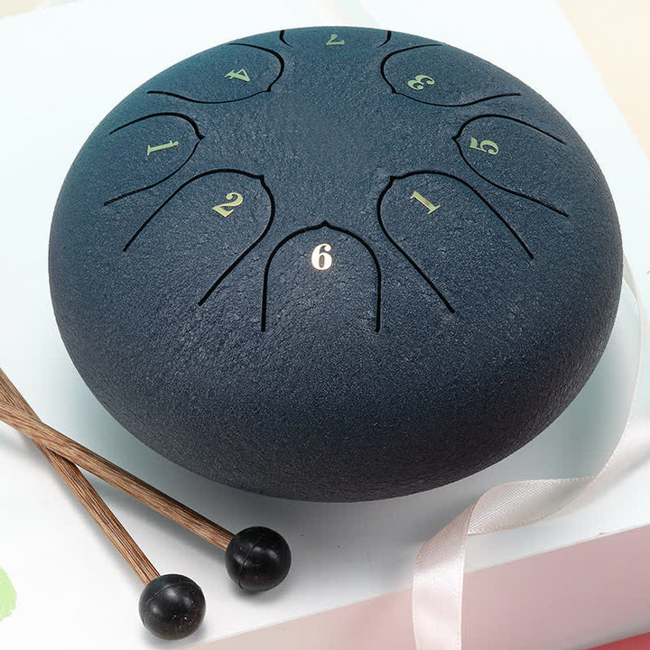 Kit di batteria yoga per meditazione e guarigione sonora con tamburo in acciaio - Grigio scuro - image 9