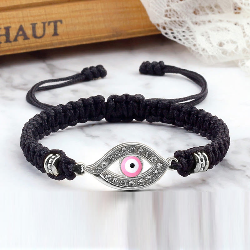 Braccialetto di corda Buddha Stones Evil Eye Keep Away Evil Spirits