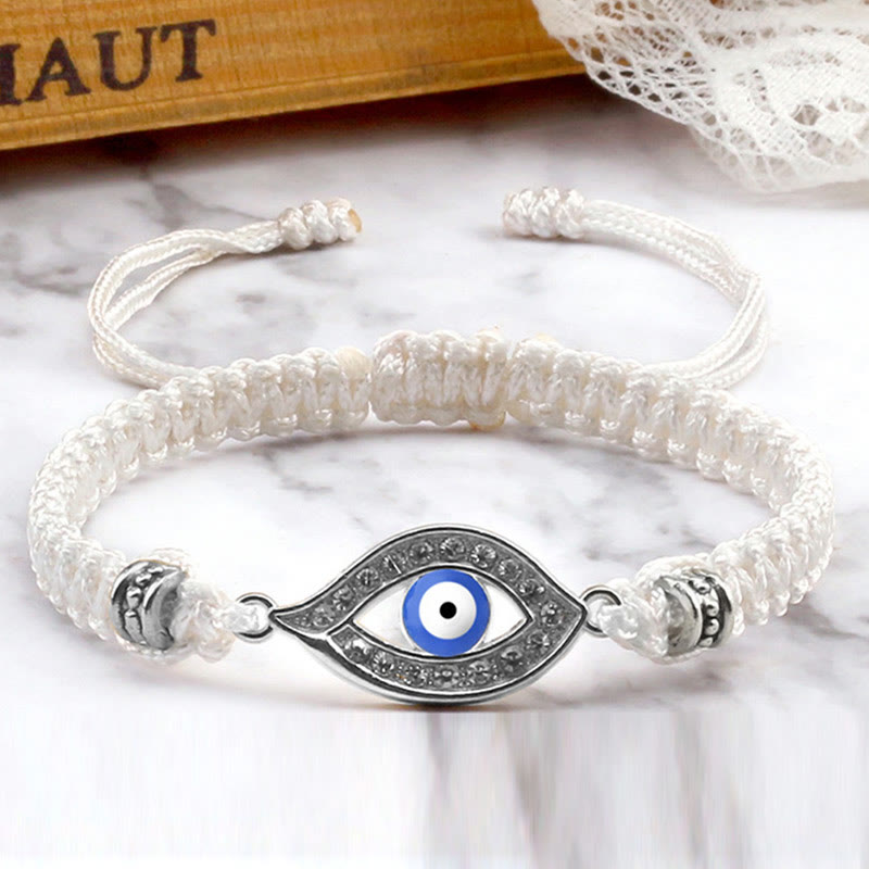 Braccialetto di corda Buddha Stones Evil Eye Keep Away Evil Spirits