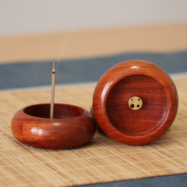 Decorazione bruciatore di incenso curativo per meditazione in palissandro