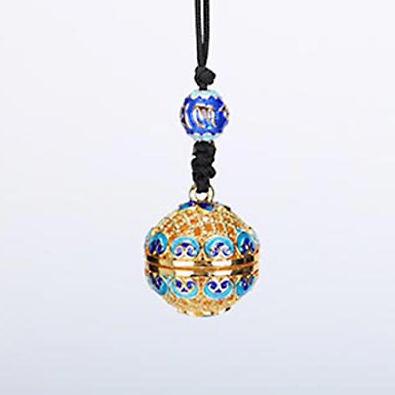 Decorazione ornamentale a forma di palla profumata in rame Pomander Ball