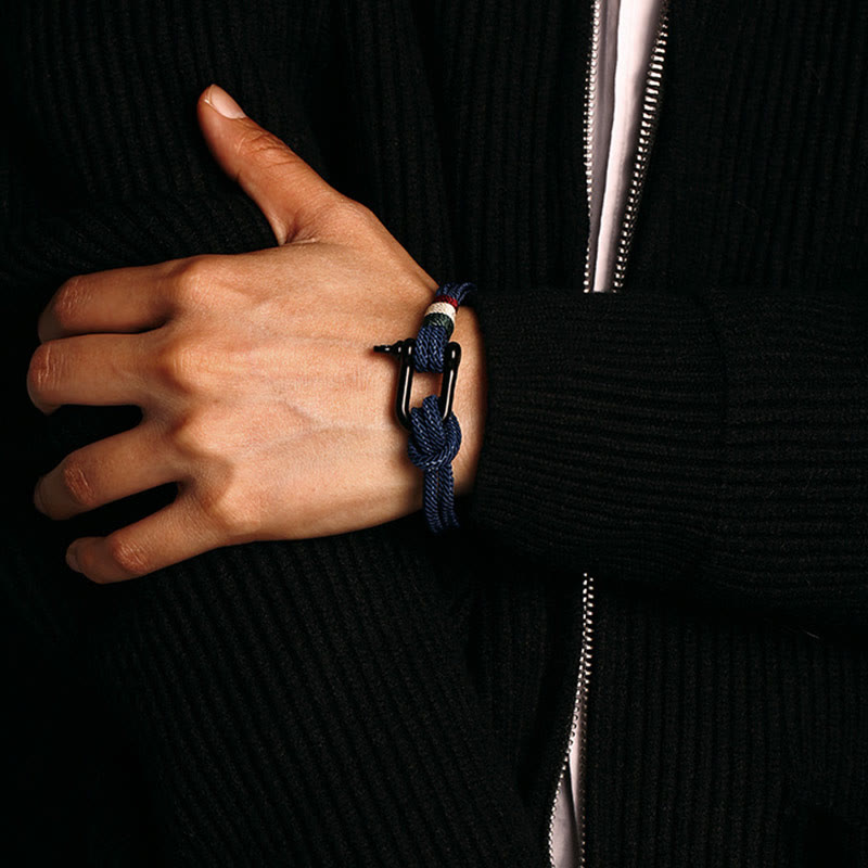 Bracciale con fibbia in acciaio inossidabile con design semplice Buddha Stones Luck