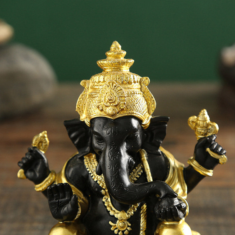 Decorazione tibetana Ganpati FengShui Buddha Stones
