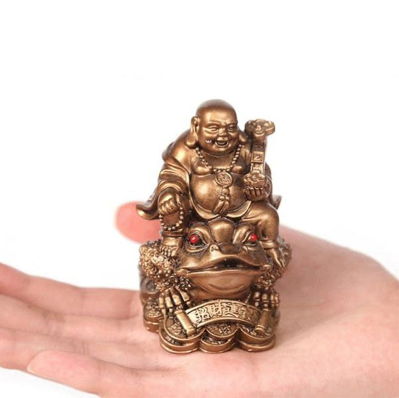 Decorazione ornamentale FengShui Maitreya Toad - image 3