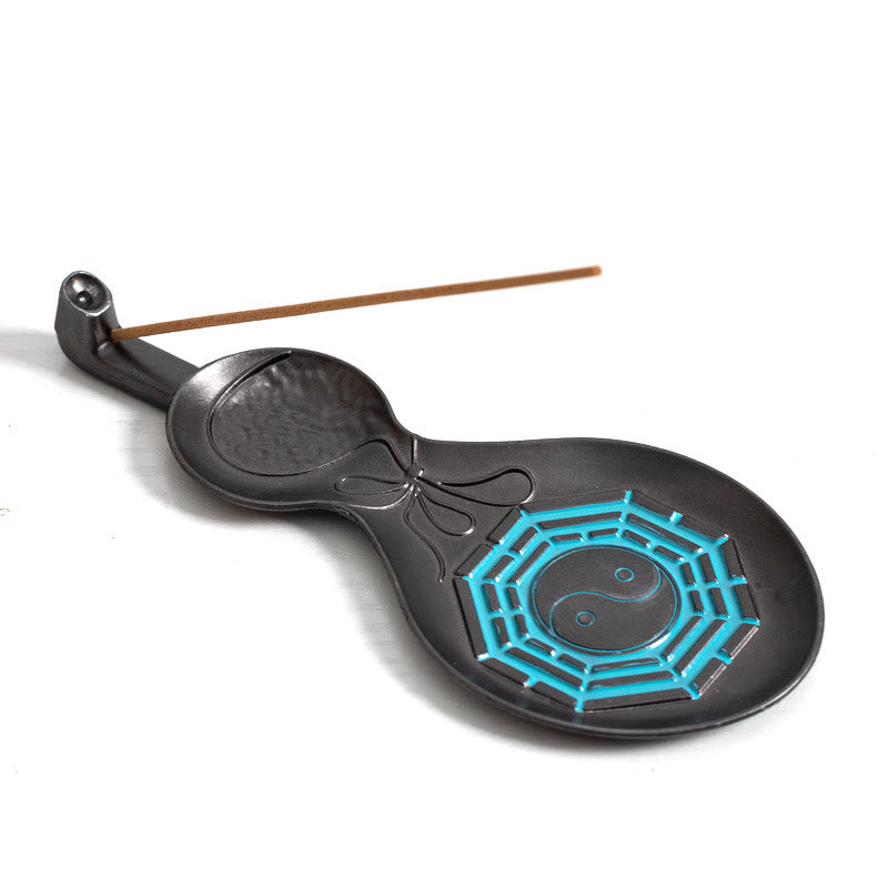 Decorazione del bruciatore di incenso di benedizione del rame di zucca Yin Yang Bagua