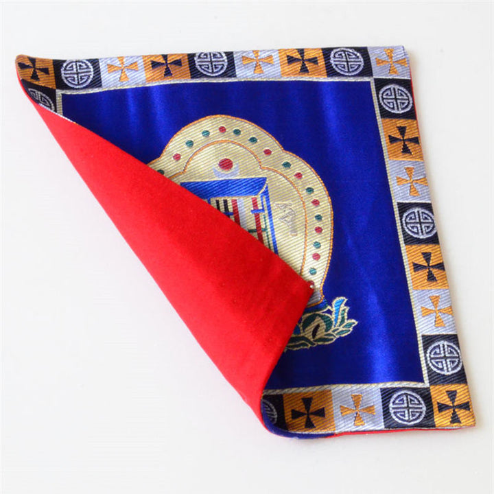Tappetino da preghiera per altare Man-Bcu Kalachakra Meditazione curativa Tappetino Jacquard