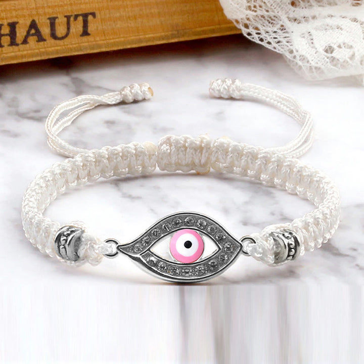 Braccialetto di corda Buddha Stones Evil Eye Keep Away Evil Spirits
