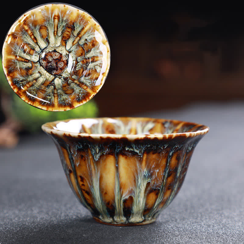 Tazze da tè in ceramica colorata con Buddha Stones, per casa e ufficio
